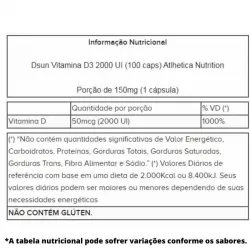 vitamina-d3-dsun-2000ui-atlhetica-nutrition-tabela-nutrition-sao-paulo-brasil