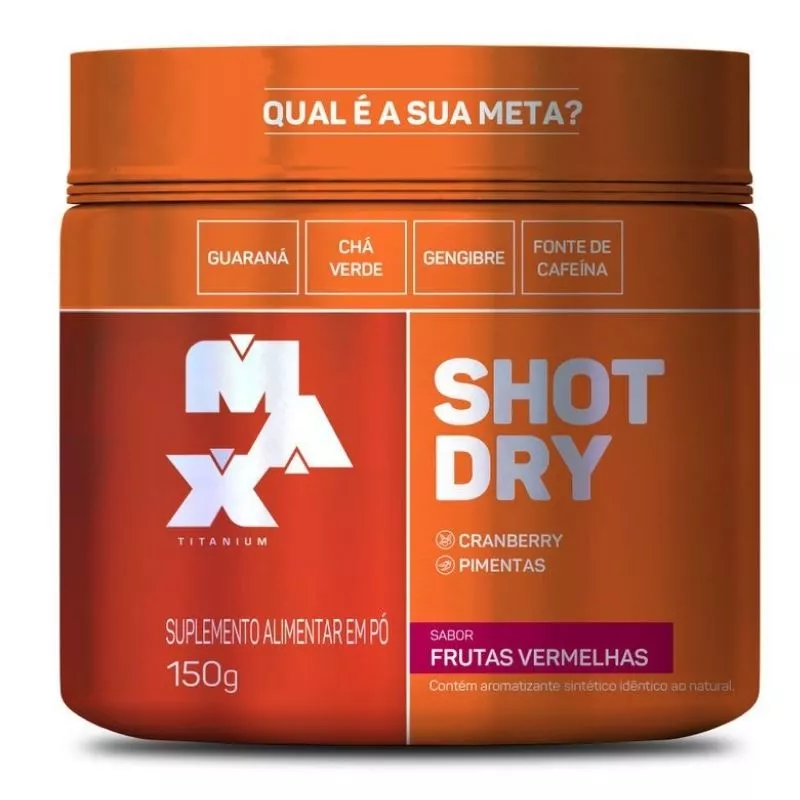 pre-treino-termogenico-diuretico-shot-dry-150g-max-titanium-frutas-vermelhas-sao-paulo-brasil