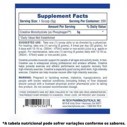 creatine-monohydrate-400g-hi-tech-tabela-nutricional-sao-paulo-brasil
